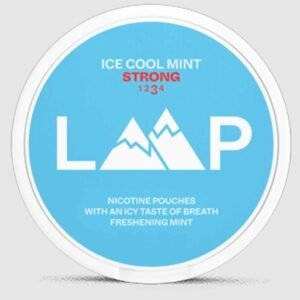 Can of LOOP Pineapple Ice Strong 9.4mg all white nicotine pouches for Australian buyers |loop pineapple ice strong 9 4mg front.jpg